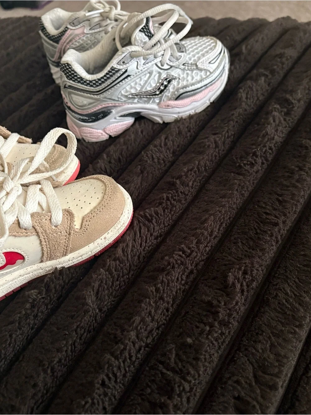 Nike Jordan Kids' Beige and Cream Low-Top Sneakers